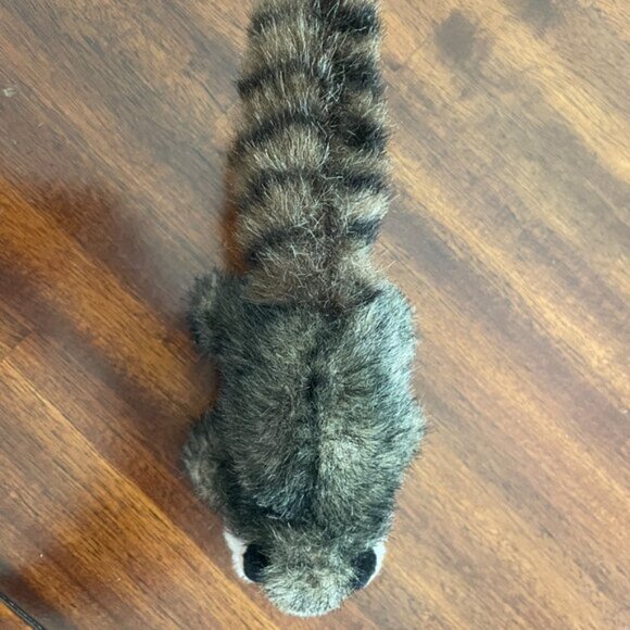 Folkmanis Mini Raccoon Finger Puppet 7" with Tail Collectible Plush! - Picture 5 of 5